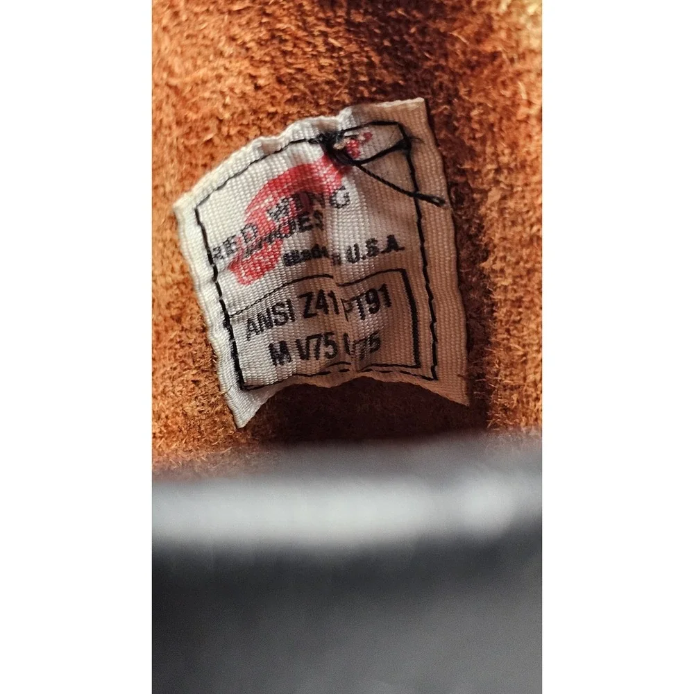 Red Wing Shoes vtg red